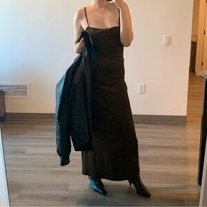 Reformation Breslin Dress - Midnight Sky